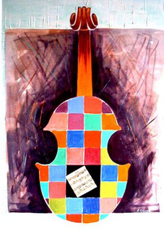violon arlequin